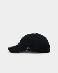 47 Brand Chicago Blackhawks 47 Clean Up Strapback Black/White