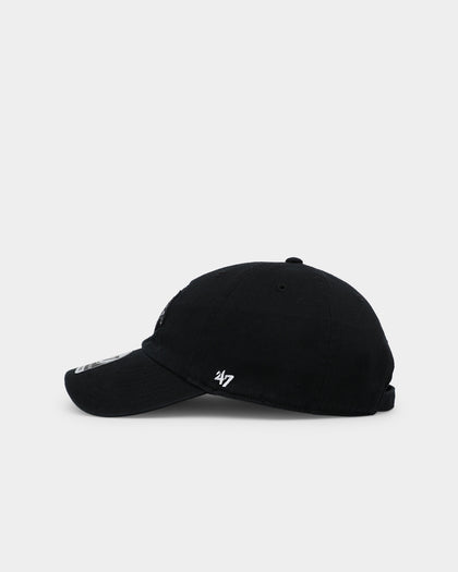 47 Brand Chicago Blackhawks 47 Clean Up Strapback Black/White
