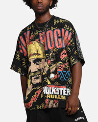 Culture Kings X WWE Hulk Hogan All Over Print T-Shirt Black