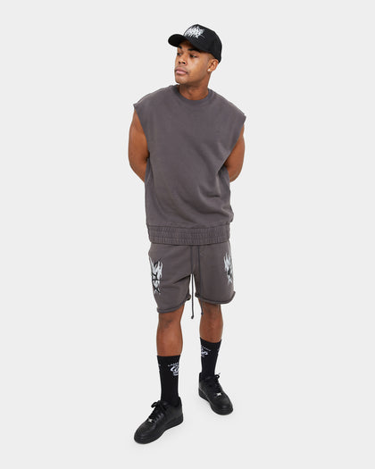 Carre Metalle Muscle Crewneck Washed Grey