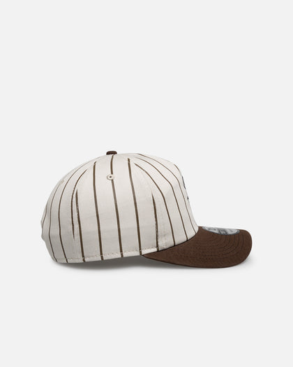 New Era Chicago White Sox 'Washed Stone Walnut' 19TWENTY Snapback Brown Pinstripe