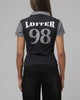 Loiter Women's Empire Polo T-Shirt Black