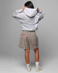 Loiter Pin Line Premium Hoodie Grey Marle