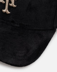 New Era New York Mets 'Suede' 9FORTY A-Frame Strapback Black/Tan