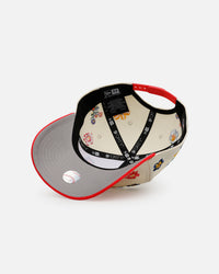 New Era Los Angeles Dodgers Summer Flowers 3.0 9FORTY A-Frame Snapback Pink