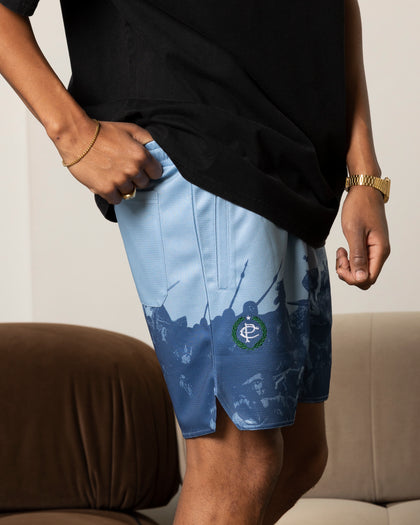 Carre Victory Basketball Shorts Light Blue