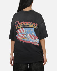 Represent Beach Boys Americas Band T-Shirt Stained Black