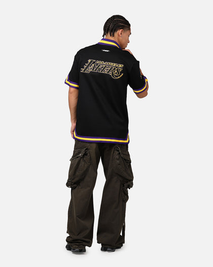 Pro Standard Los Angeles Lakers Warm Up Shirt Black