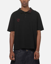 Carre Common Polo Solid Black