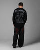 Loiter Marvel Knull Long Sleeve Waffle T-Shirt Black