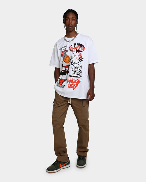 Goat Crew Windy City All Over T-Shirt White