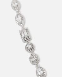 Saint Morta Iced Cluster Chain Iced White Gold