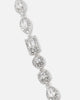 Saint Morta Iced Cluster Chain Iced White Gold