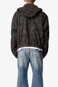 MNML Overdyed Hooded Jacket Camo