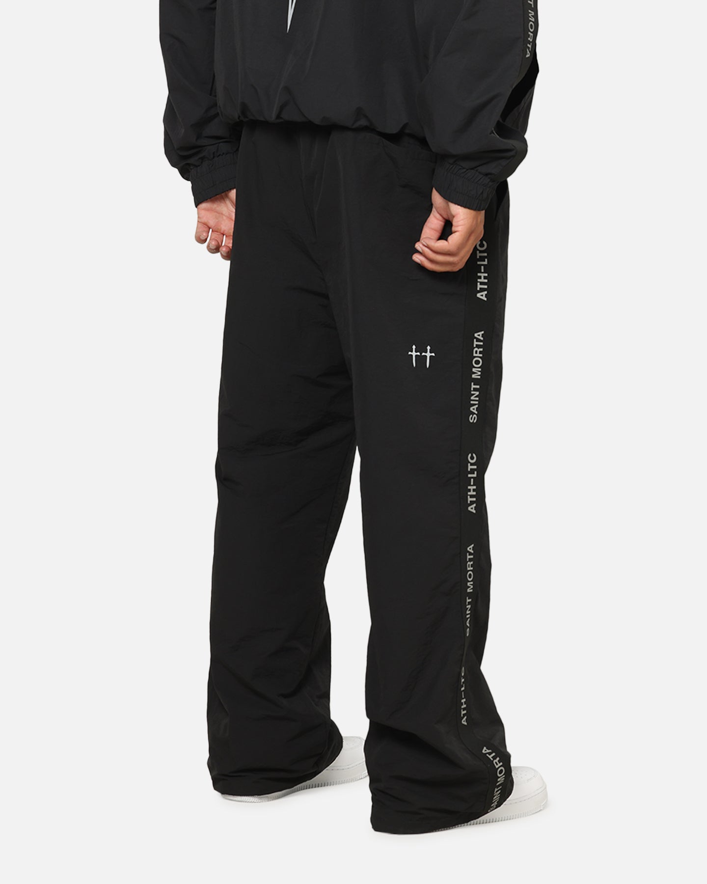Saint Morta Athltc Track Joggers Black | Culture Kings US