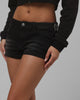 Loiter Women's Rodeo Denim Shorts Black