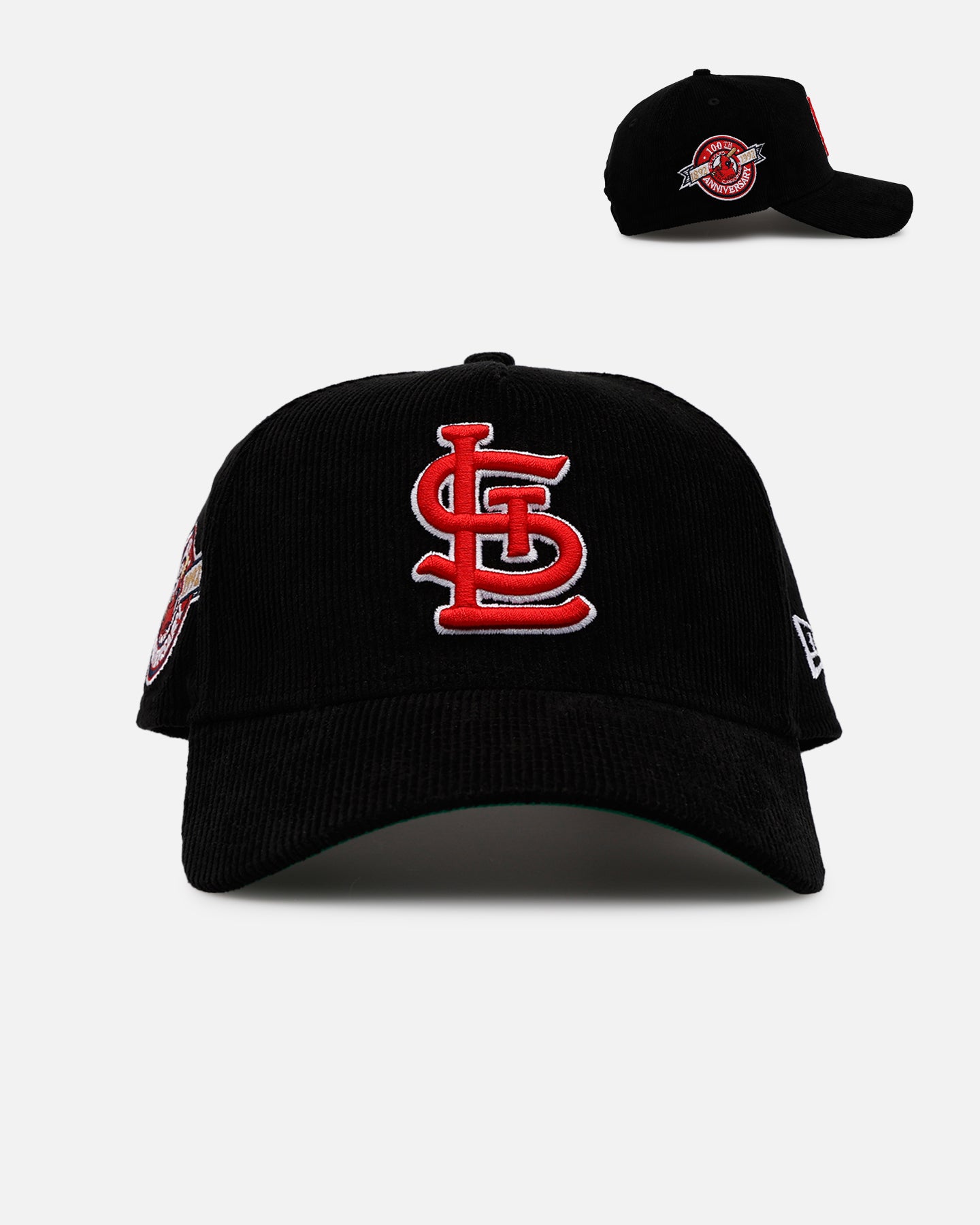 New Era St. Louis Cardinals 'Black Cord' 9FORTY A-Frame Corduroy