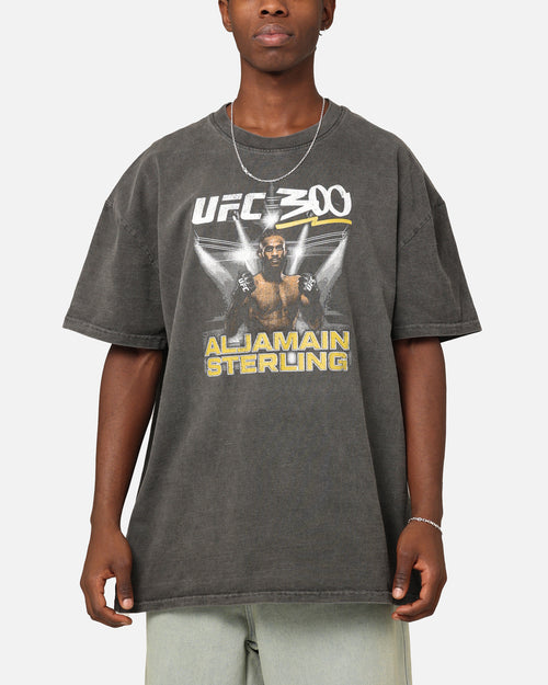 UFC By Culture Kings Aljamain Sterling 300 Heavyweight T-Shirt Black Wash