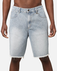Saint Morta Baggy Denim Shorts Superwash Blue