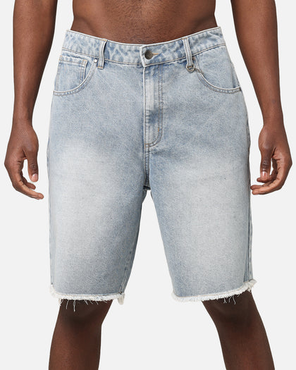 Saint Morta Baggy Denim Shorts Superwash Blue