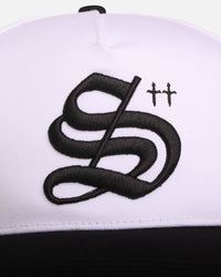 Saint Morta Shadow Mark 2-Tone Snapback White/Black