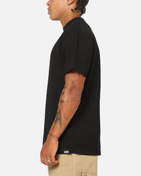 Von Dutch Distressed Embroidered Patch T-Shirt Black