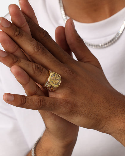 Culture Kings '23 Championship Ring Iced Gold