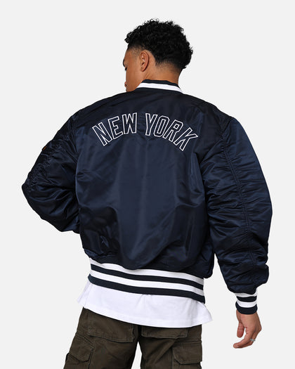 New Era X Alpha Series X MLB New York Yankees MA-1 Bomber Jacket Navy