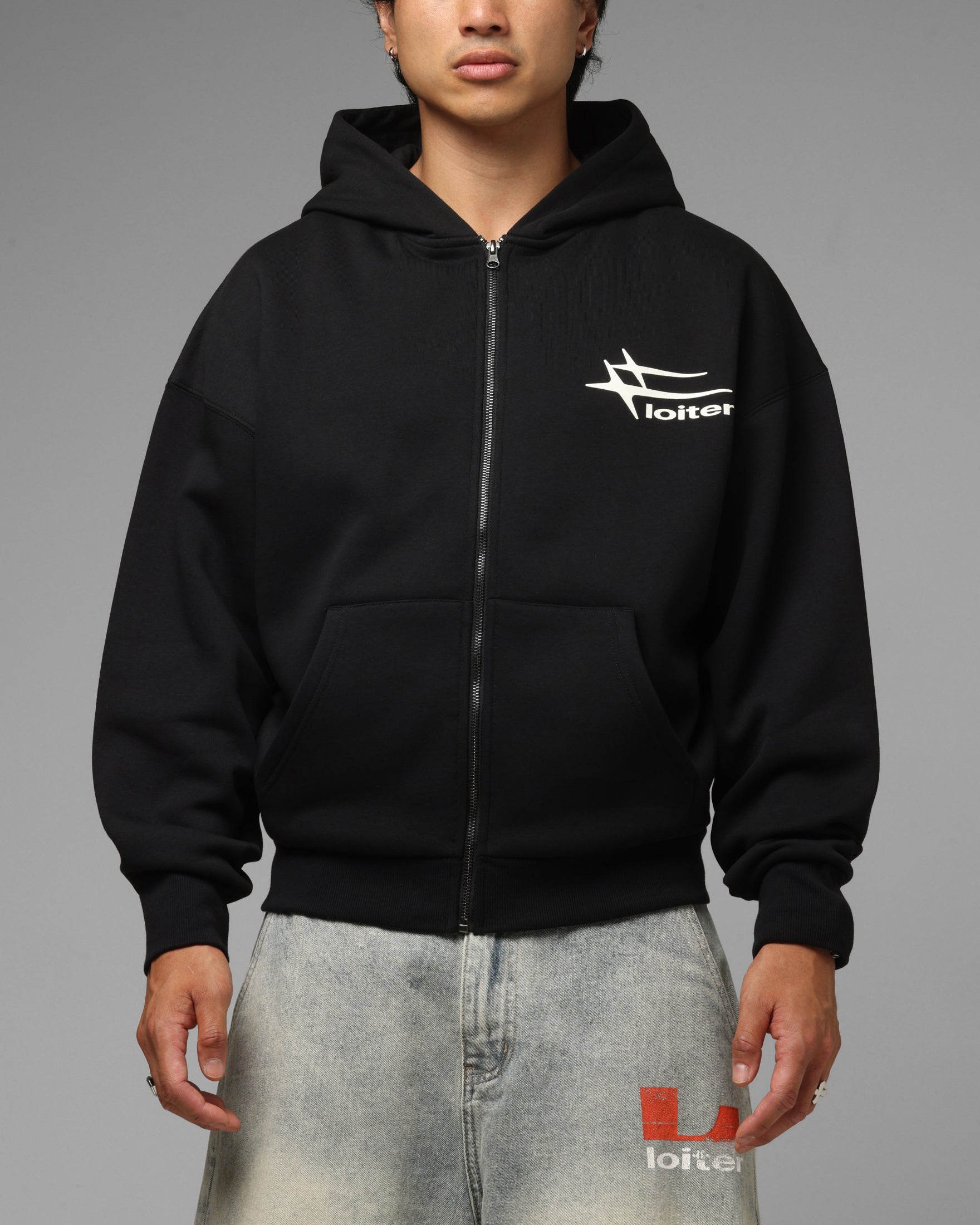 CLAIR DE LUNE パーカー Loiter Ultra Hybrid Zip Hoodie Black/Camo | Culture Kings US