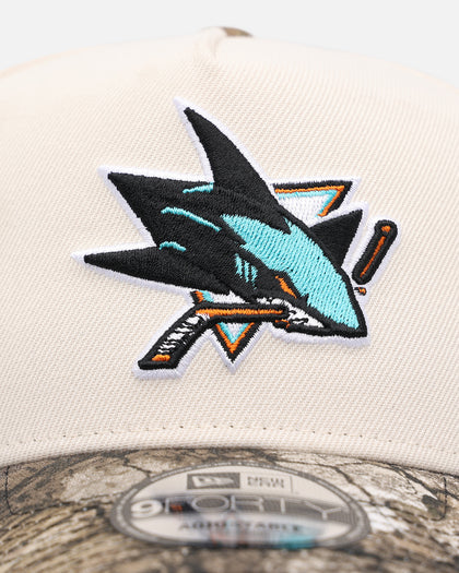 New Era San Jose Sharks 'Realtree Visor' 9FORTY A-Frame Snapback Cream/Camo