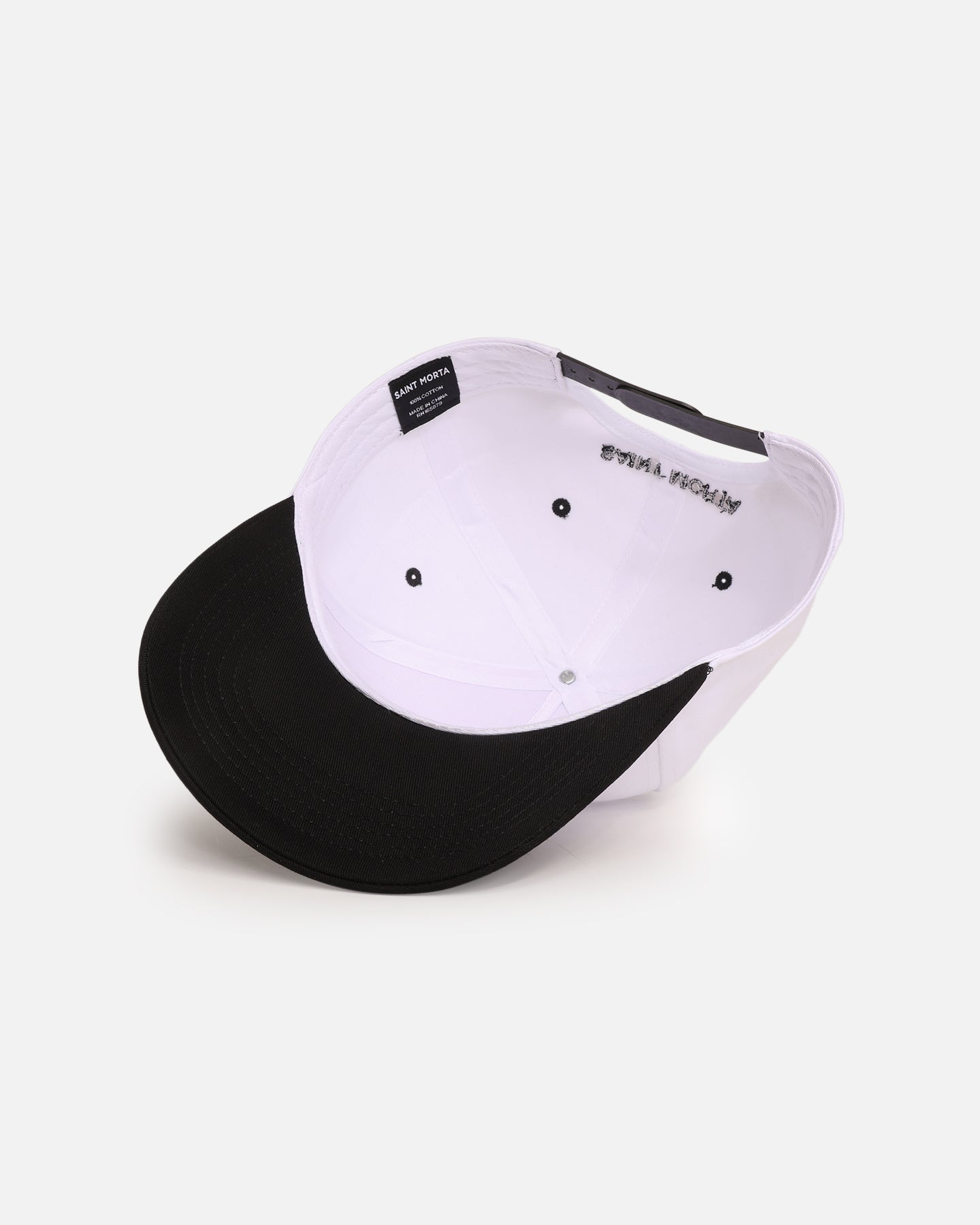 Saint Morta Shadow Mark 2-Tone Snapback White/Black | Culture Kings US