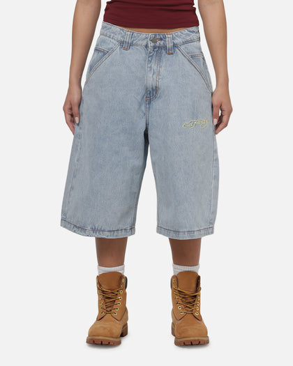 Ed Hardy Serpent Jorts Light Wash