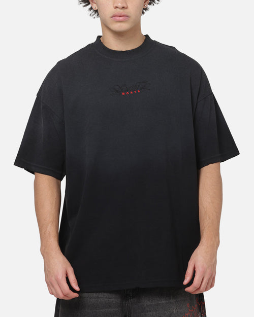 Saint Morta Spirits Boxy T-Shirt Washed Black
