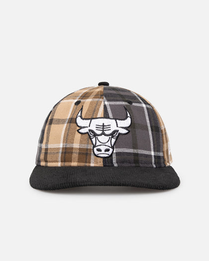 New Era Chicago Bulls 'Multi Panel Plaid' 9FIFTY High Crown Strapback Plaid