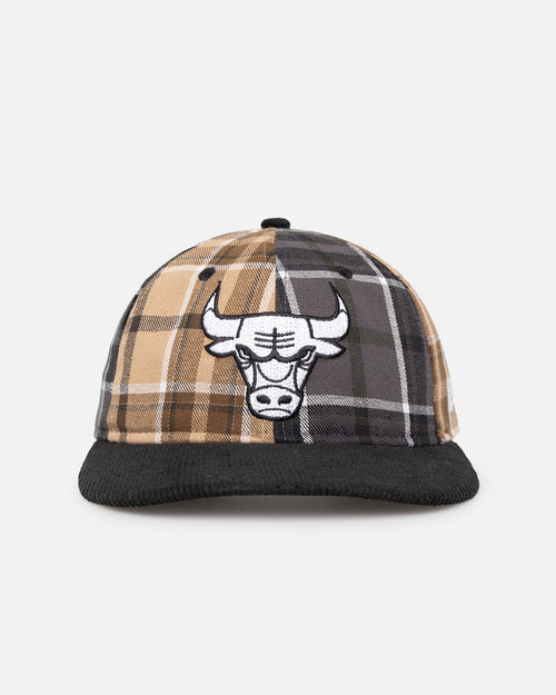 New Era Chicago Bulls 'Multi Panel Plaid' 9FIFTY High Crown Strapback Plaid