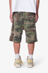 MNML Baggy Mojave Canvas Short Camo