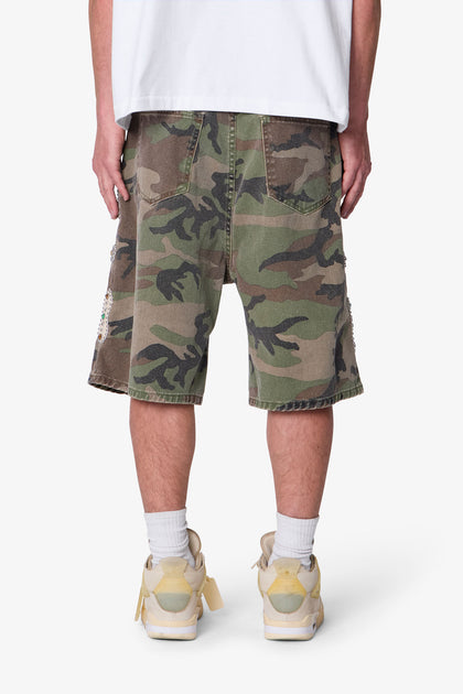 MNML Baggy Mojave Canvas Short Camo