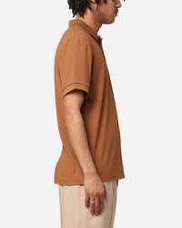 XXIII Luis Rib Polo Shirt Brown