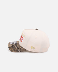 New Era San Francisco 49ers 'Realtree Visor' 9FORTY A-Frame Snapback Cream/Camo