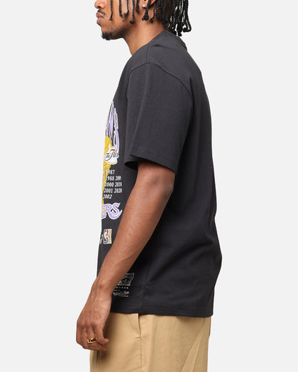 Mitchell & Ness Los Angeles Lakers 17 Times T-Shirt Grey Marle/OTC