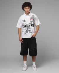 Loiter United Polo T-Shirt Off White