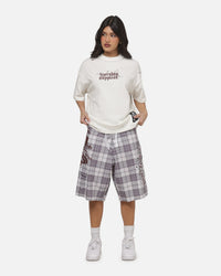 Worship Restraint Box Crop Reverse T-Shirt Coconut Milk