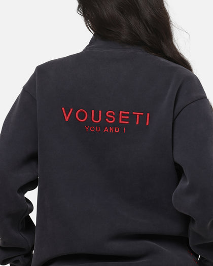 Vouseti The OG Quarter Zip Crewneck Navy
