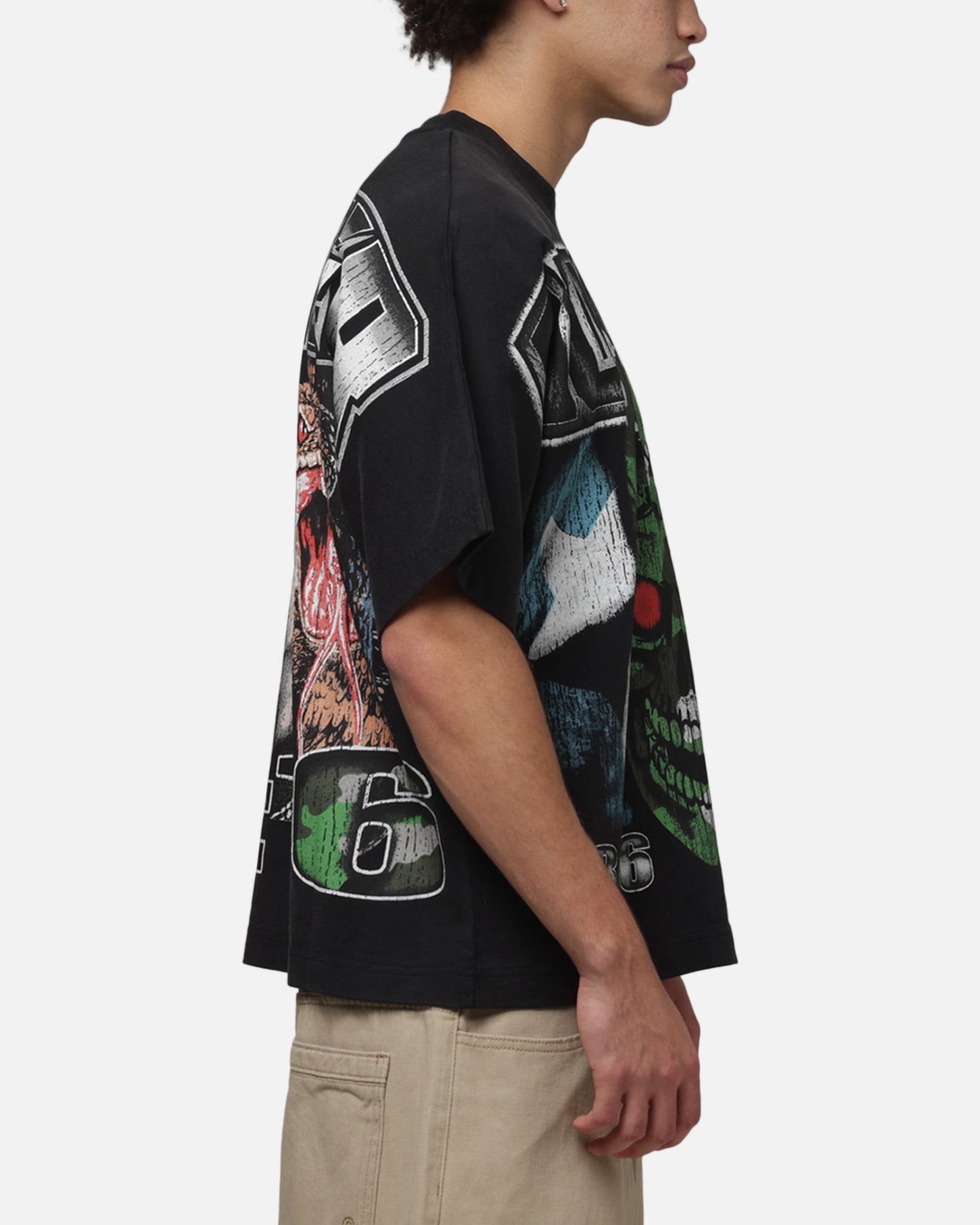 Loiter X WWE Stone Cold Vintage T-Shirt Vintage Black | Culture