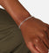 House Of Auric Straight Cut Cable Bracelet Sterling Silver
