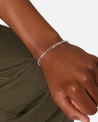 House Of Auric Straight Cut Cable Bracelet Sterling Silver