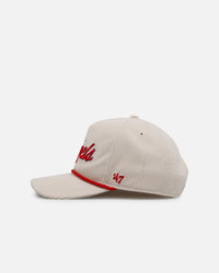47 Brand Anaheim Angels 'Natural Script' Premium Hitch Corduroy Snapback Natural