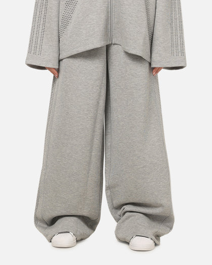 Adidas Women's Teamgeist Rhinestone Track Pants Grey Marle