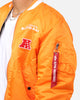 New Era X Alpha Series X NFL Cincinnati Bengals MA-1 Bomber Jacket Orange/Black
