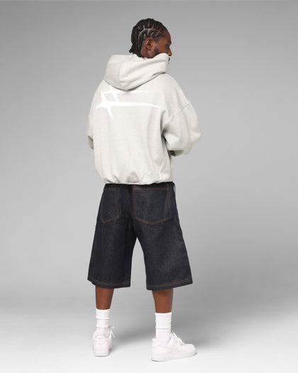 Loiter Ultra Hybrid Premium Zip Hoodie Grey